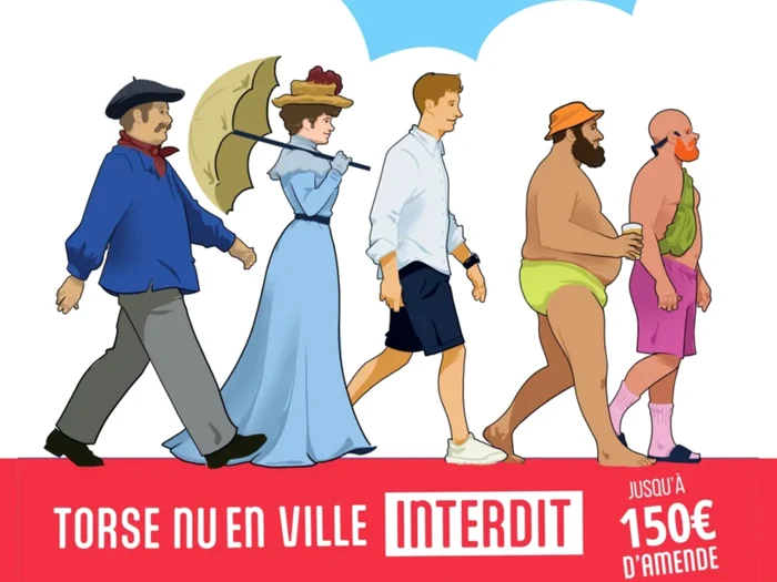 Interzis să te plimbi prin oraș în costum de baie. Amenzi pentru turiștii care confundă strada cu plaja