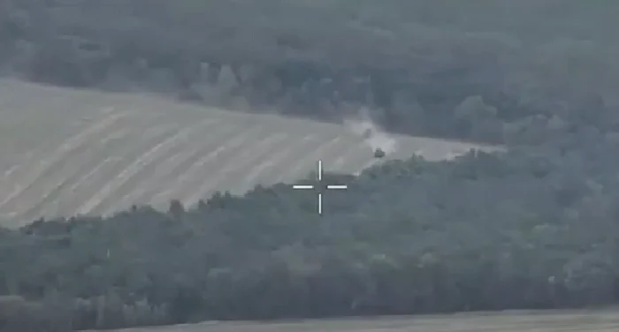 Forțele aeriene ucrainene au difuzat un clip cu respingerea asaltului FOTO Captură video