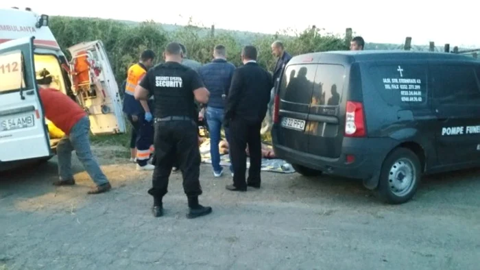 Locul unde a fost descoperită victima FOTO Ziarul de Iaşi