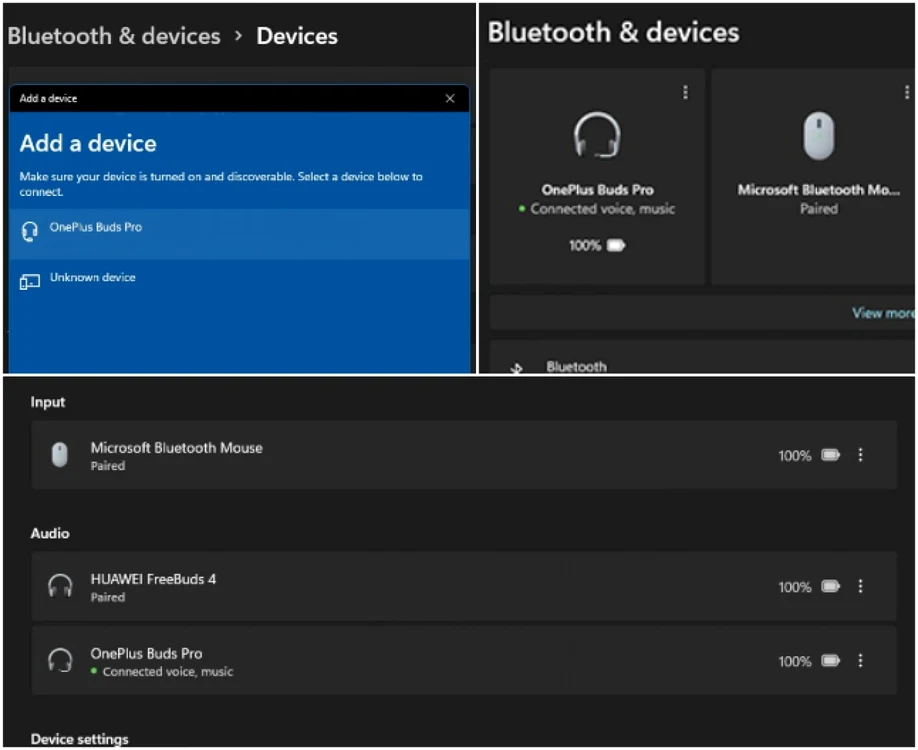 OnePlus Buds Pro Windows 11