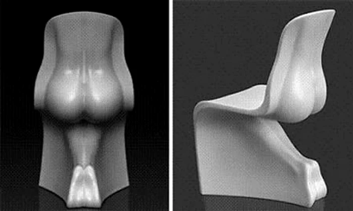 Mobilă inspirată de corpul uman