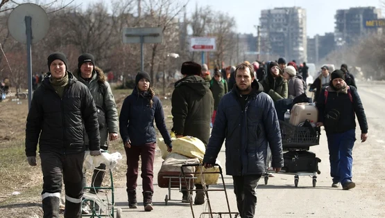 Război în Ucraina 20-21 martie 2020 distrugeri refugiati tanc rusi FOTO Profimedia