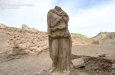 Statuia zeiței Atena, descoperită la Laodiceea (© Türkiye Cumhuriyeti Kültür ve Turizm Bakanlığı)