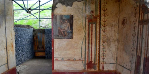 Fresca erotică Leda şi Lebăda prezentată la Pompei FOTO vesuviolive.it 