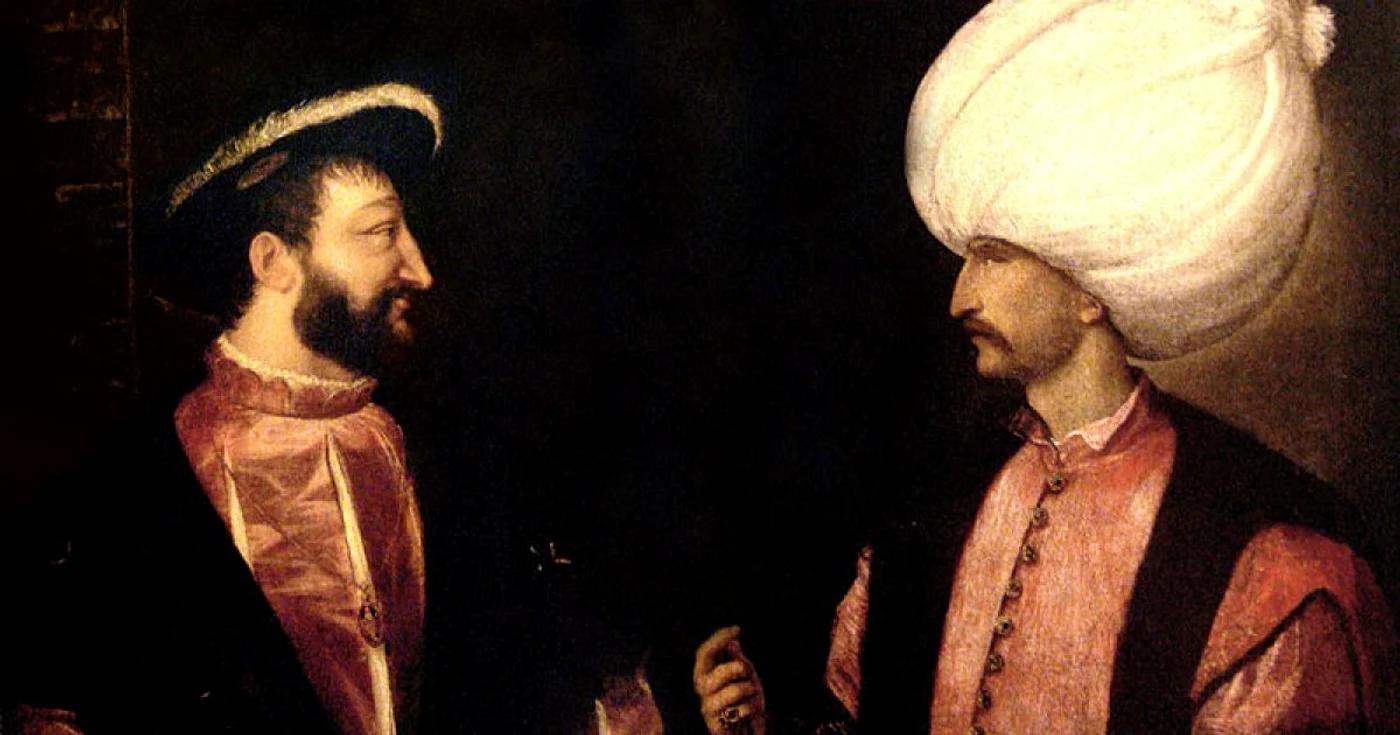 Suleyman Magnificul (dreapta) FOTO historia.ro