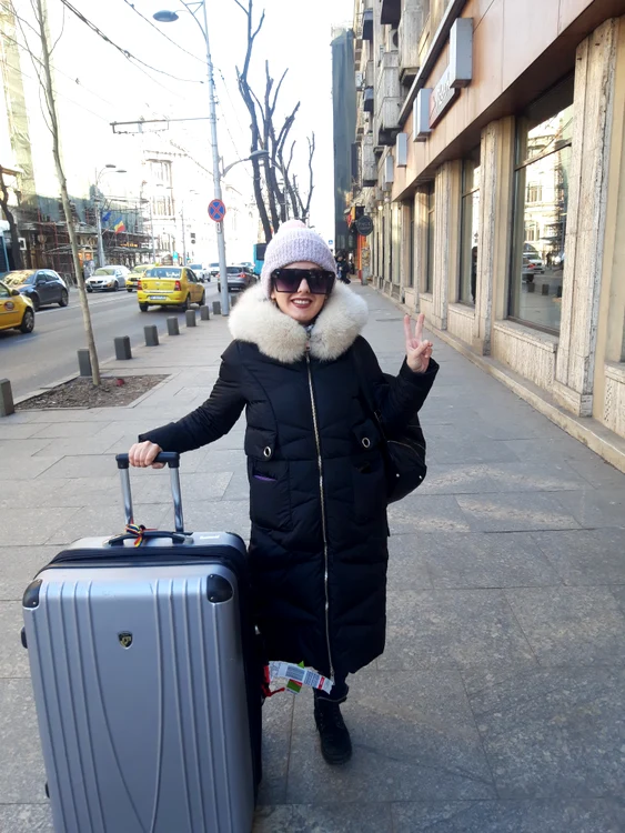 Ioana Gomoi s-a întors  joi din China şi va sta  în ţară până la începutul  lunii februarie