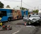 Accident rutier grav în Capitală în zona Sema Park FOTO ISU Bucureşti Ilfov