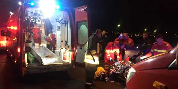 accident SMURD tren Galati 3