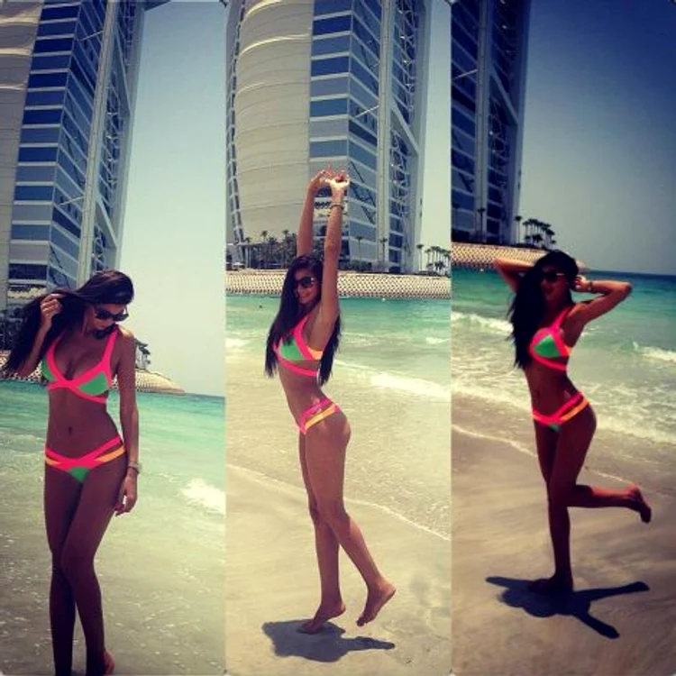 Ramona Gabor, sexy în Dubai