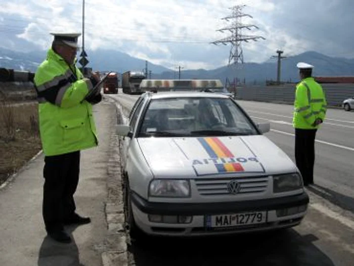 Poliţiştii l-au prins pe hoţ în flagrant Foto.arhivă