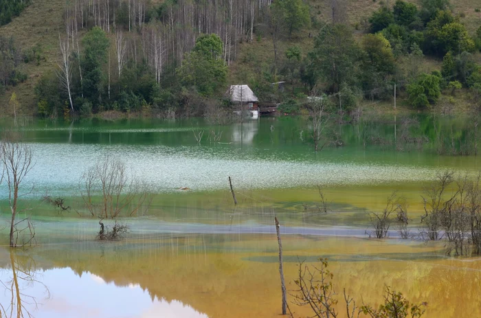 Iazul de decantare în 2023 FOTO Corneliu Oprișa