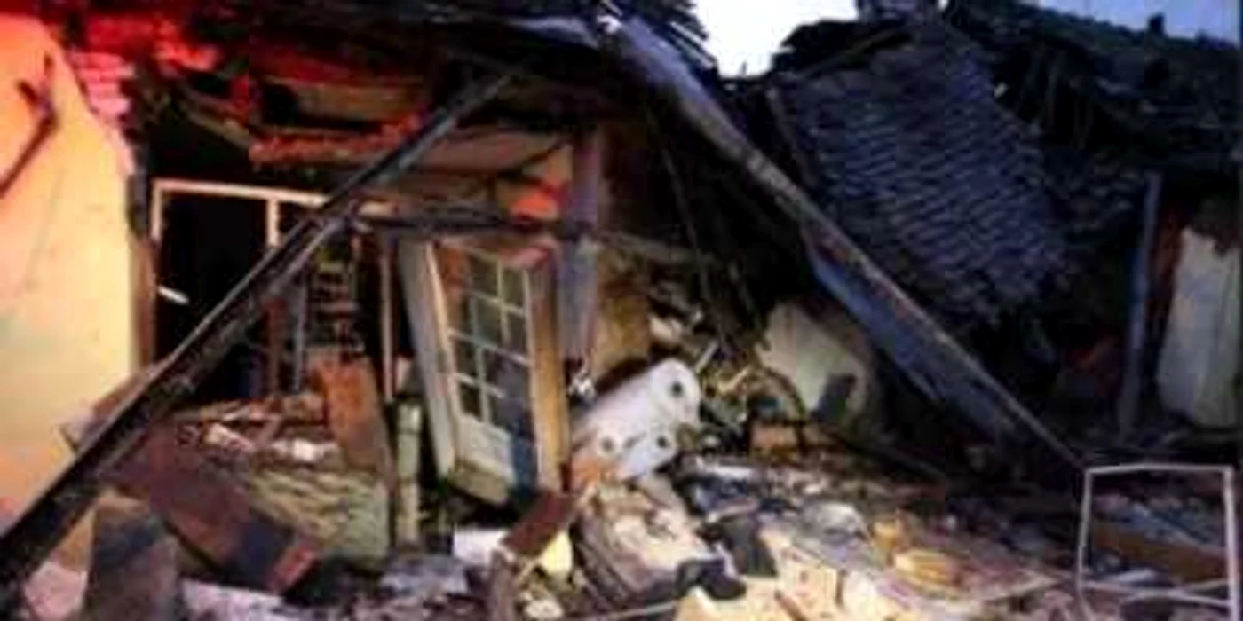 Explozia a fost produsă de o butelie Foto: arhiva Adevărul