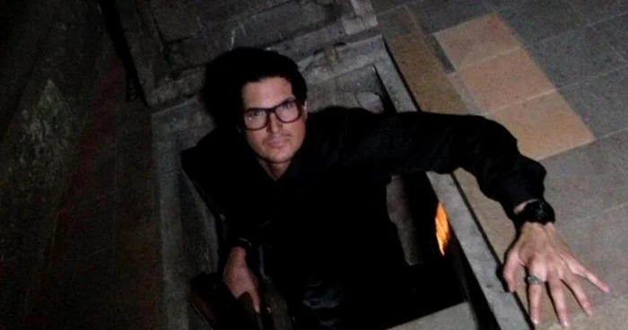 Zak Bagans, în timpul filmărrilor documentarului Ghost Adventures. Sursa TWITTER. pagina personală.