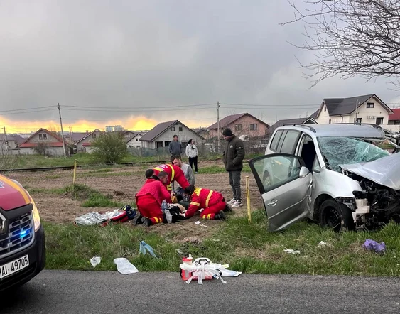 Accident grav în Constanța FOTO: IPJ