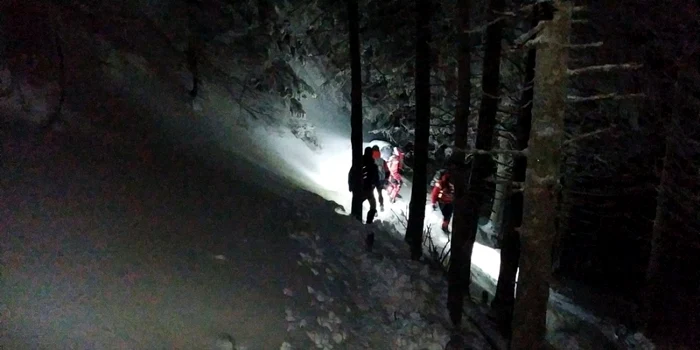 Salvamontiştii din Ceahlău au avut şi intervenţii nocturne FOTO Salvamont Neamţ