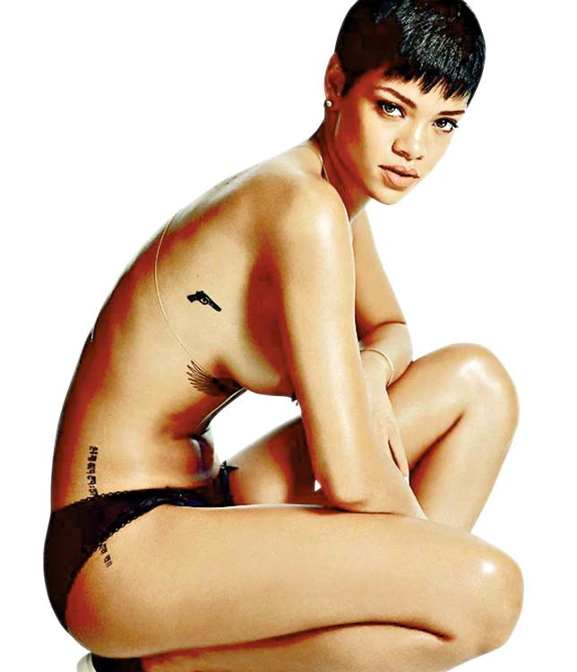 
    Rihanna (24 de  ani) îşi aţâţă fanii  în revista GQ  