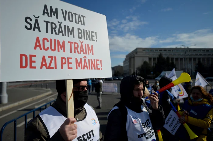 Sindicaliștii anunță proteste masive după reducerile pregătite de Guvern / Sursa foto: Mediafax