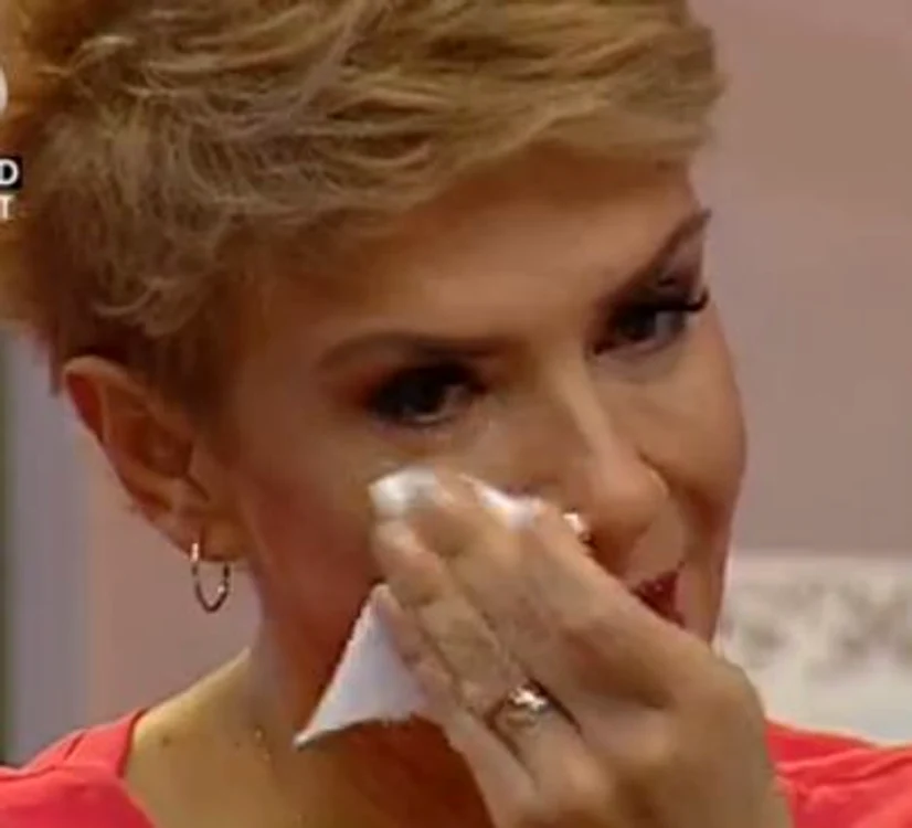 Teo Trandafir a lăcrimat la emisiunea din 1 iulieFoto: captură video Teo Show