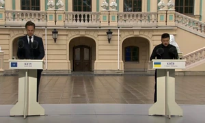 Mark Rutte și Volodimir Zelenski X jpg
