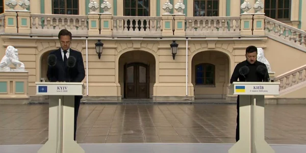 Mark Rutte și Volodimir Zelenski X jpg