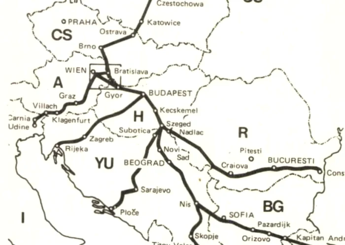Schița autostrăzii / foto: Almanah Auto
