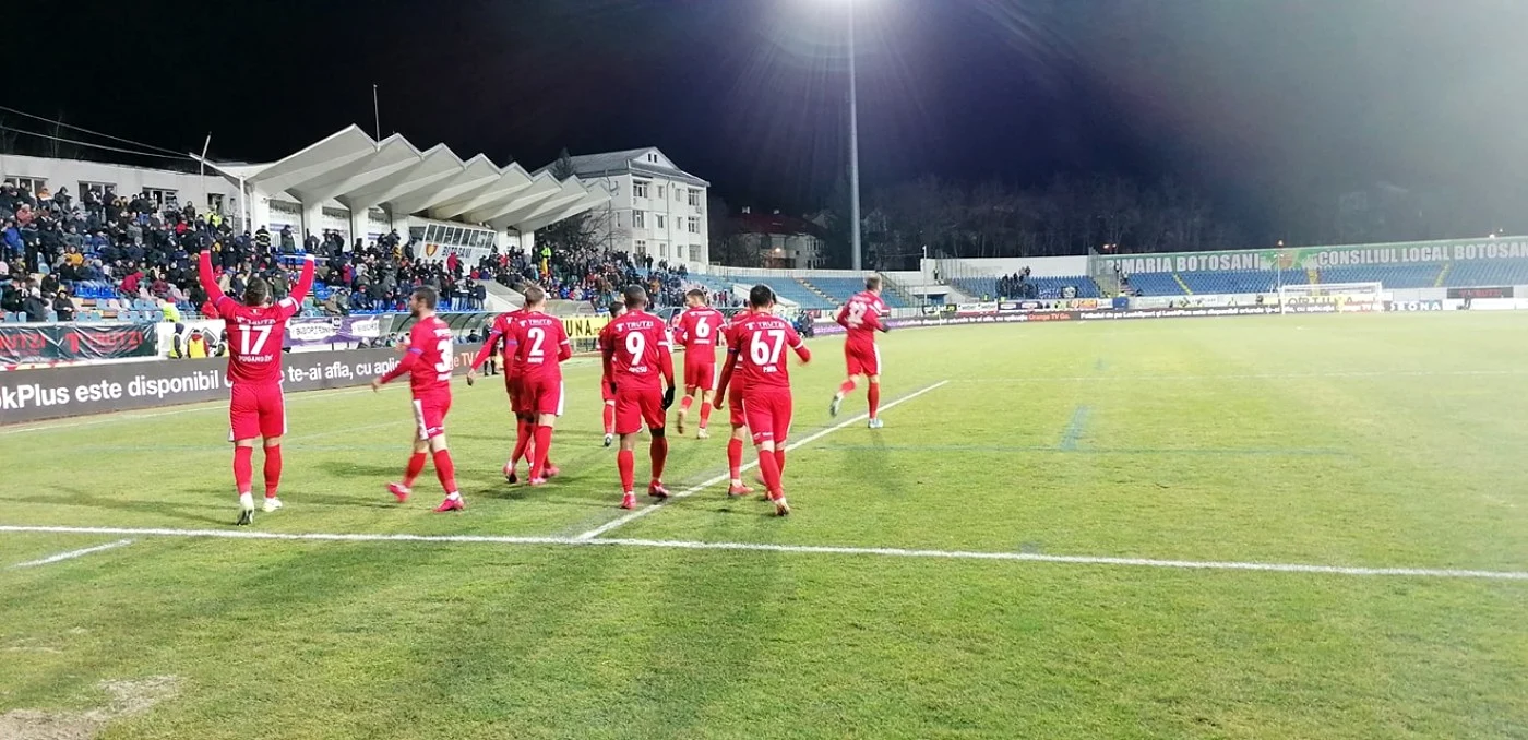 FC Botoşani, pe podiumul Ligii I FOTO Arhivă personală/Facebook