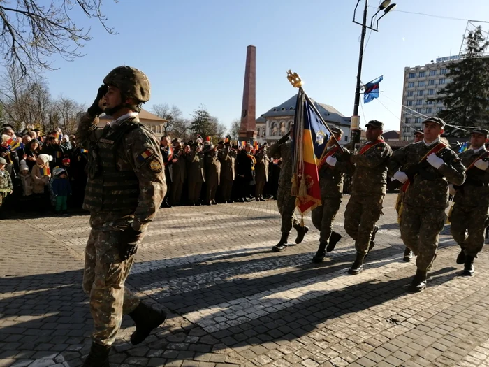 Paradă militară la Focşani
