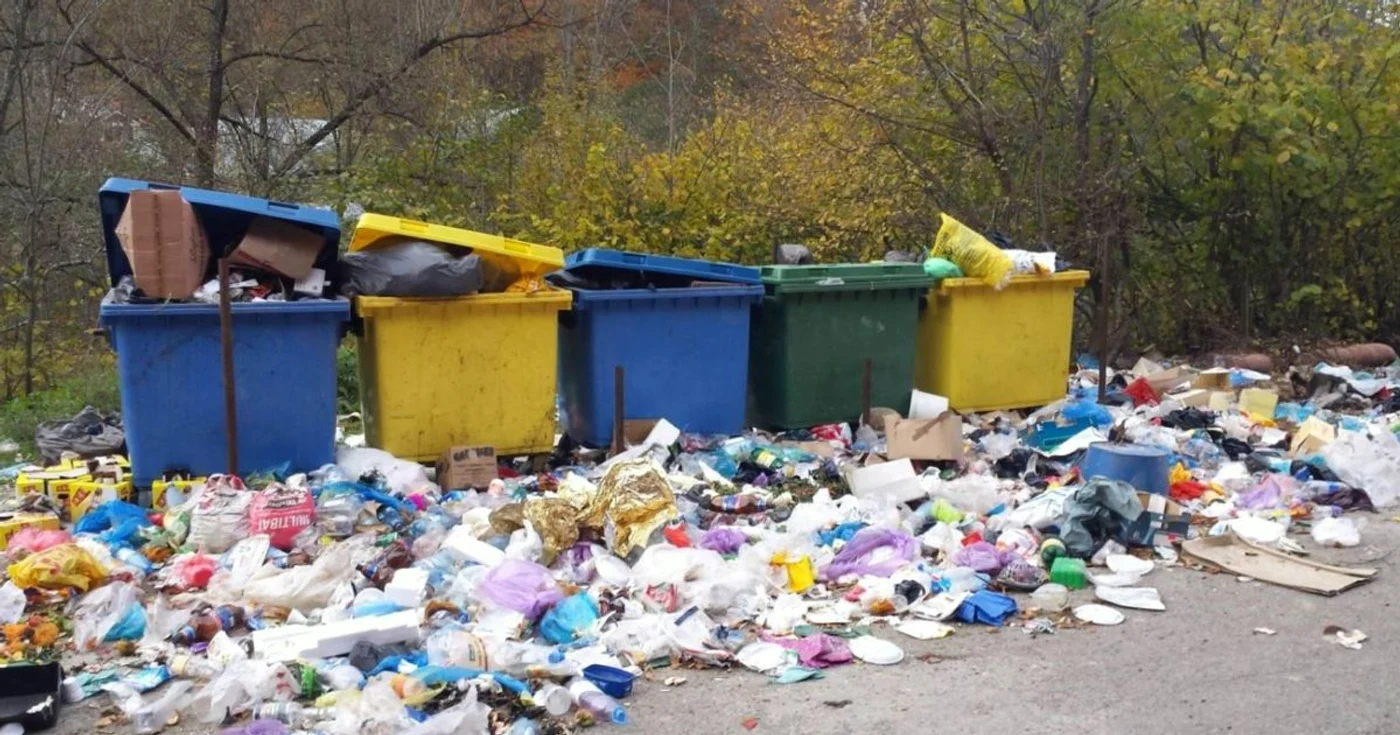Gunoaiele au acaparat localitatea