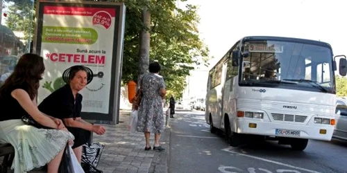 Poliţiştii l-au prins pe bărbatul care a rupst banca în zona spitalului (foto Arhivă)