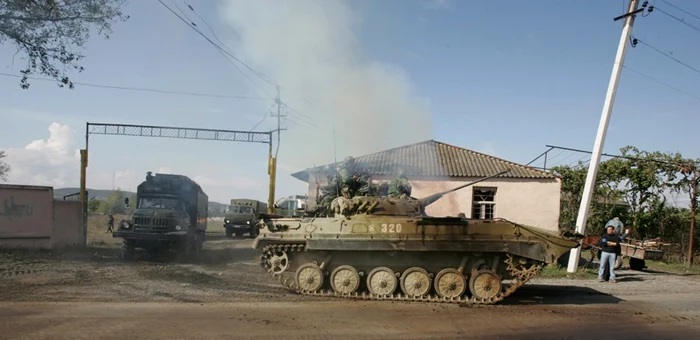 Trupe rusești de ocupație în Georgia FOTO EPA-EFE