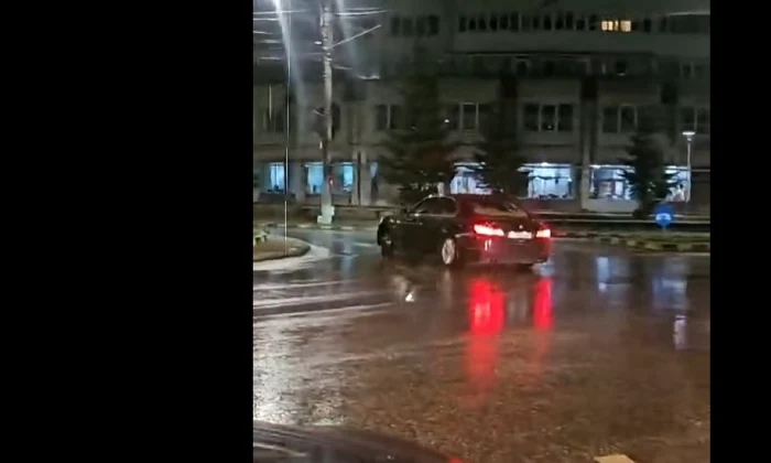 drifturi intersectie Suceava  captură social media jpg