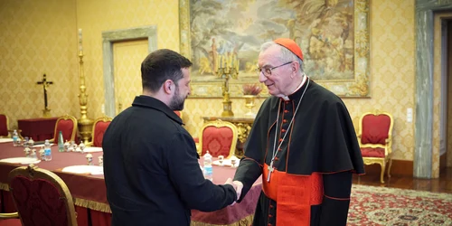 volodimir zelenski  Pietro Parolin jpg