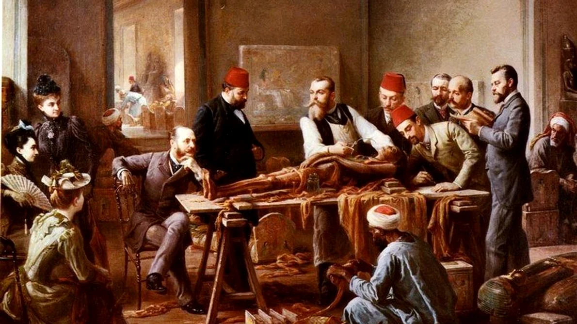 Pasiunea macabră a englezilor din epoca victoriană pentru mumiile egiptene jpeg