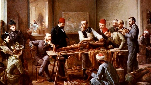 Pasiunea macabră a englezilor din epoca victoriană pentru mumiile egiptene jpeg