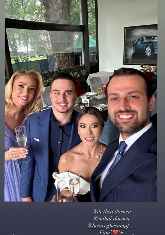 Luca Reghecampf s-a cununat, vineri 30 august, civil cu frumoasa Asiana Peng foto: Instagram 