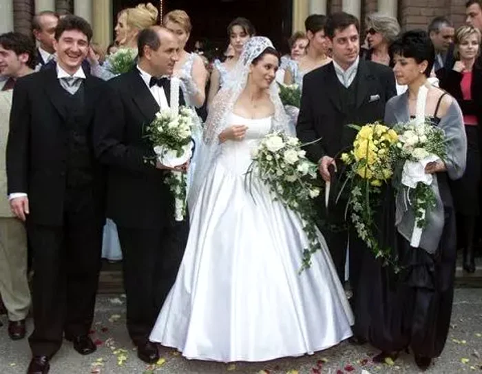 Andreea Esca și Alexandre Eram în ziua nunții