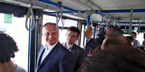 Igor Dodon în drum spre Budapesta FOTO Igor Dodon via Facebook