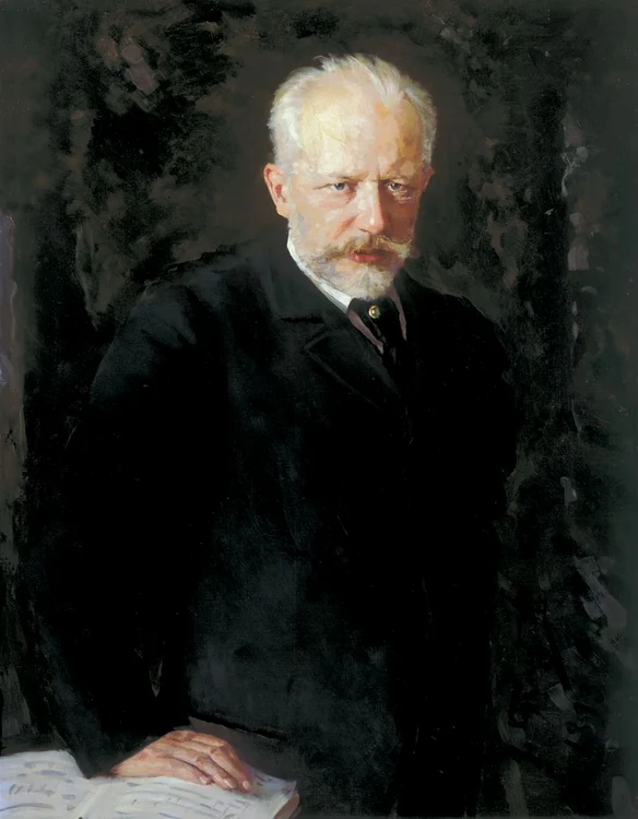 Piotr Ilici Ceaikovski, portret de Nikolai Dmitrievici Kuzneţov, ulei pe pânză, 1893