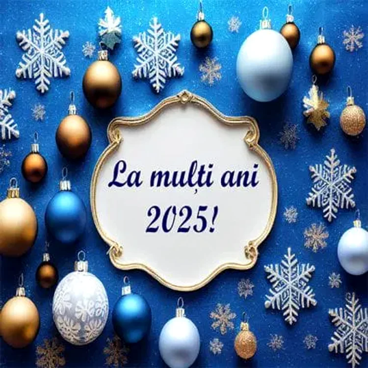 La mulți ani 2025. 