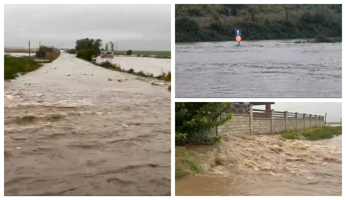 Inundații în județul Constanța FOTO Meteoplus / Facebook