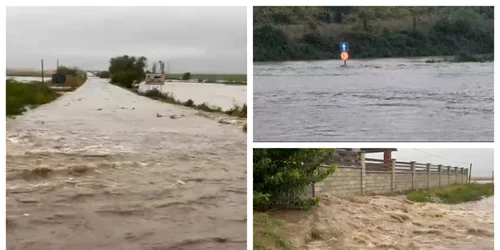 Inundații în județul Constanța FOTO Meteoplus / Facebook