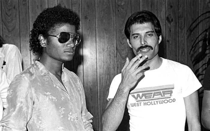 Michael Jackson şi Freddie Mercury FOTO Getty Images