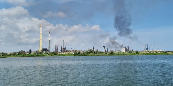 Explozie la Rafinăria Petromidia din Năvodari 2 iulie 2021 FOTO Inquam Photos / Costin Dinca