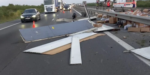 accident a1 13 aug 2025 FOTO DRDP bucuresti jpg