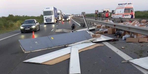 accident a1 13 aug 2025 FOTO DRDP bucuresti jpg