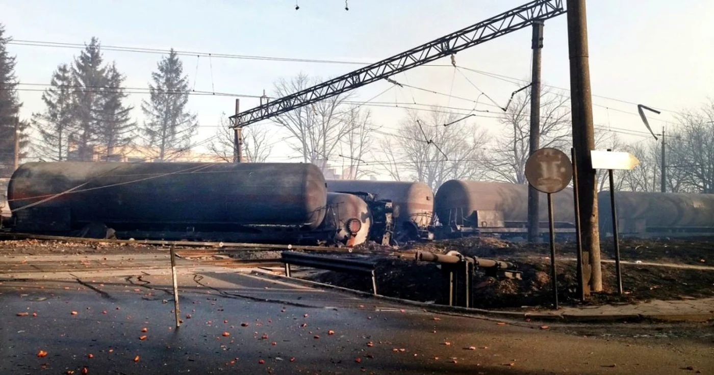 Tren deraiat Bulgaria / FOTO EPA