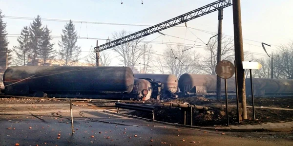 Tren deraiat Bulgaria / FOTO EPA