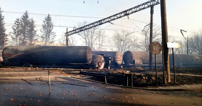 Tren deraiat Bulgaria / FOTO EPA