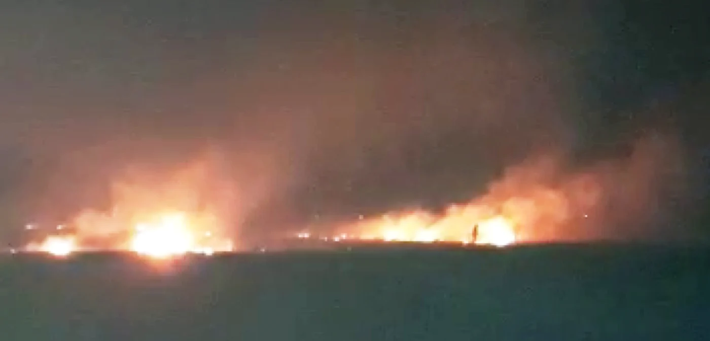 incendiu vegetatie uscata