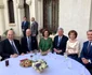 Prințul Karim Aga Khan IV cu Prințul Amyn, Margareta a României și Principele Radu la Sofia, Bulgaria, în 2017. FOTO: Casa Majestății Sale